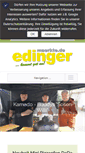 Mobile Screenshot of edinger-maerkte.de